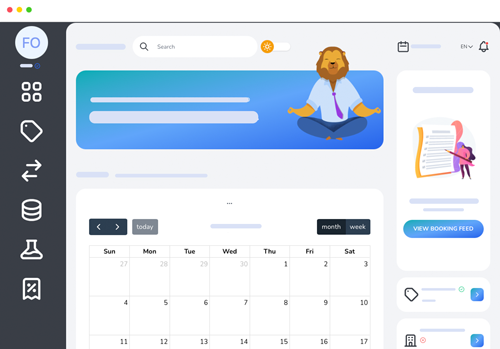 Πίνακας ελέγχου του CaptainBook.io
